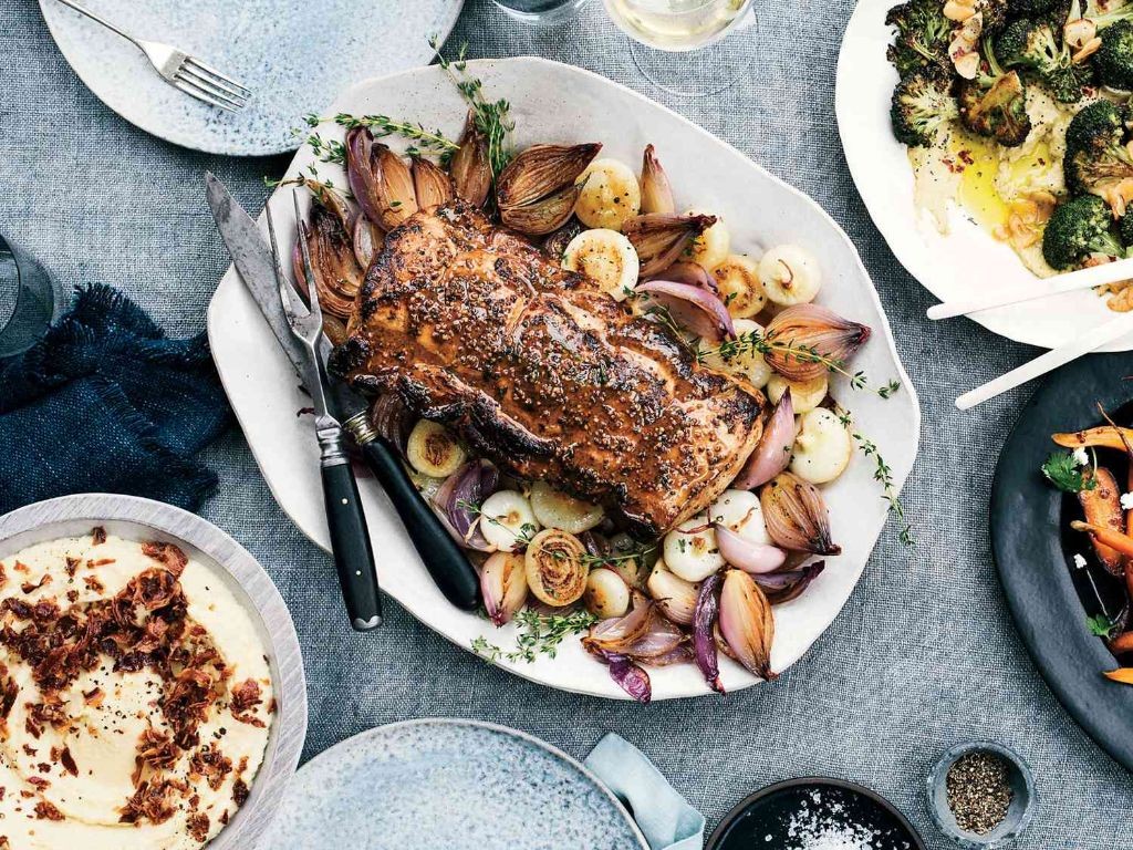 Caramelized Onion Pork Loin