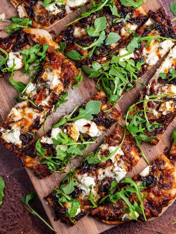 Caramelized Onion Vegan Flatbread