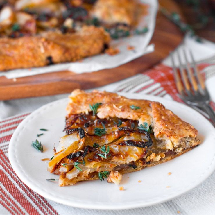 Caramelized Onion and Gruyère Galette