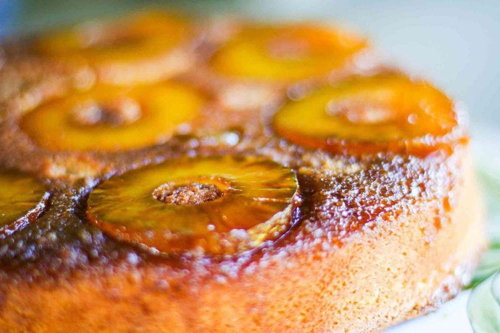 Caramelized Pineapple Upside Down Cake