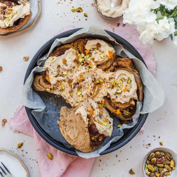 Cardamom Spiced Torrejas with Pistachio Crunch