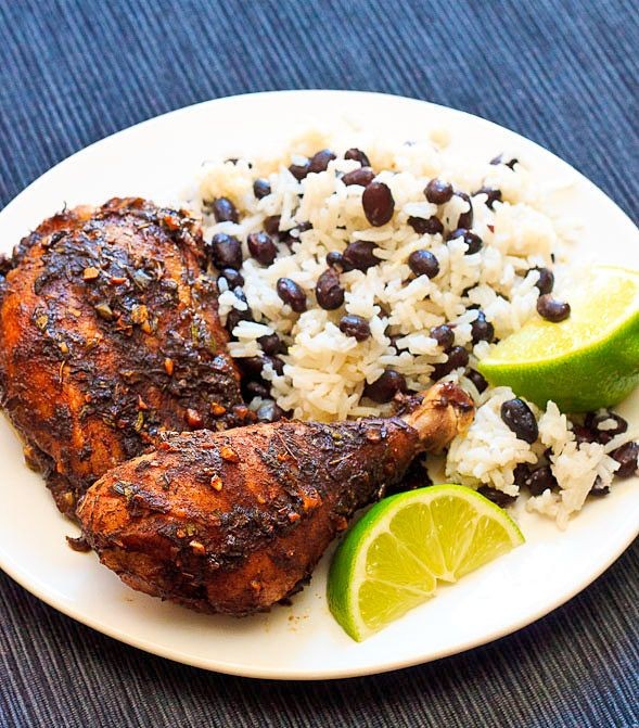 Caribbean Jerk Chicken and Coconut Dressing