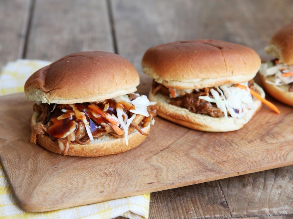 Carolina-Style Pulled Pork Sandwich