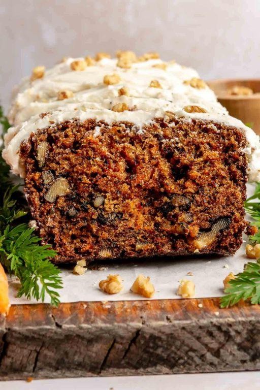 Carrot Cake Bread with Walnuts