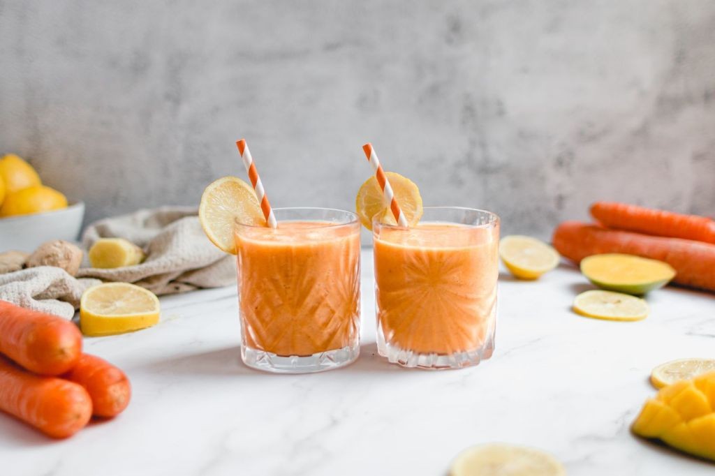 Carrot Ginger Grounded Smoothie