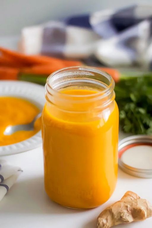 Carrot Ginger Soup in a Jar