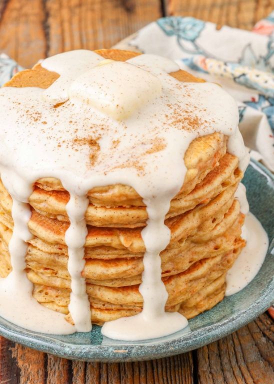 Carrot and Cheese Pancakes