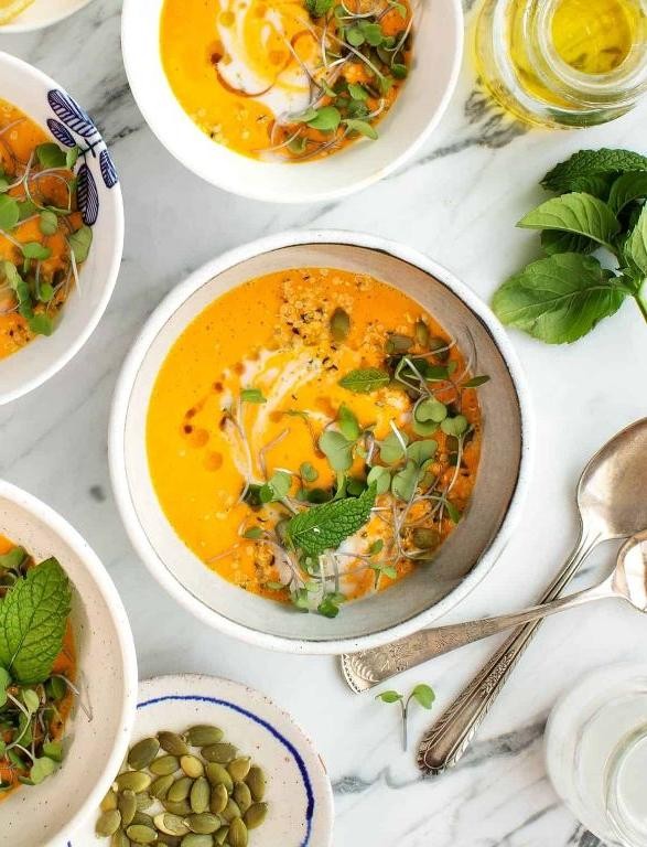 Carrot and Coconut Milk Soup