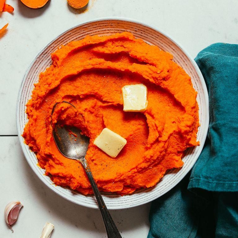 Carrot and Sweet Potato Mash