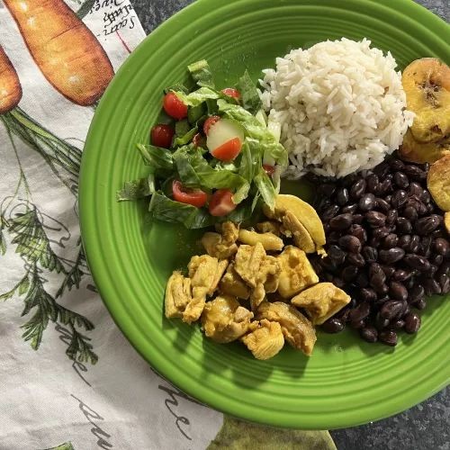 Casado with Fried Plantains