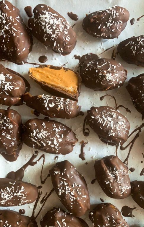 Cashew Butter Stuffed Dates