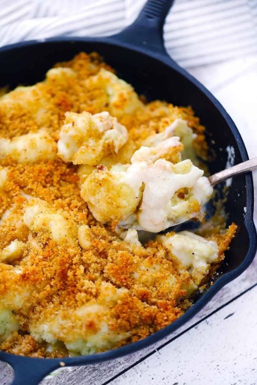 Cauliflower Gratin with Gruyère Cheese
