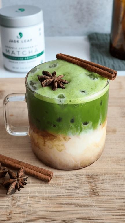 Chai-Spiced Matcha Latte