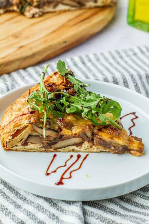 Chanterelle Mushroom and Caramelized Onion Galette