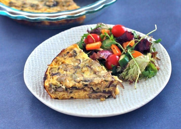 Chanterelle and Leek Frittata
