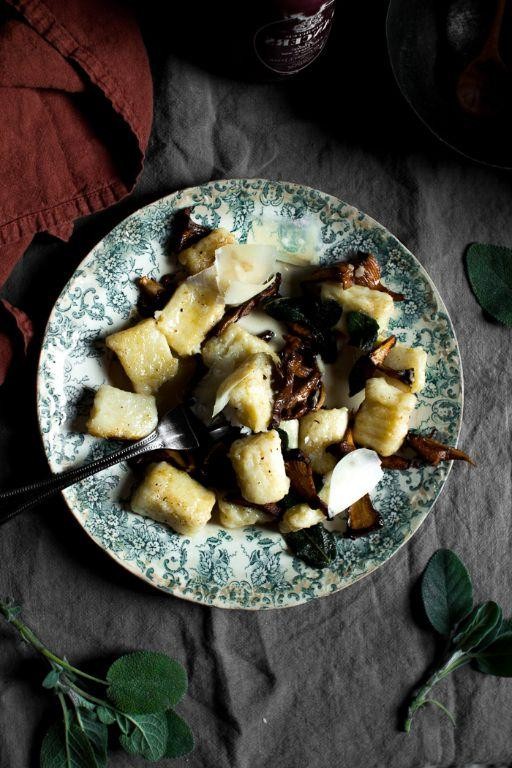 Chanterelle and Sage Butter Gnocchi