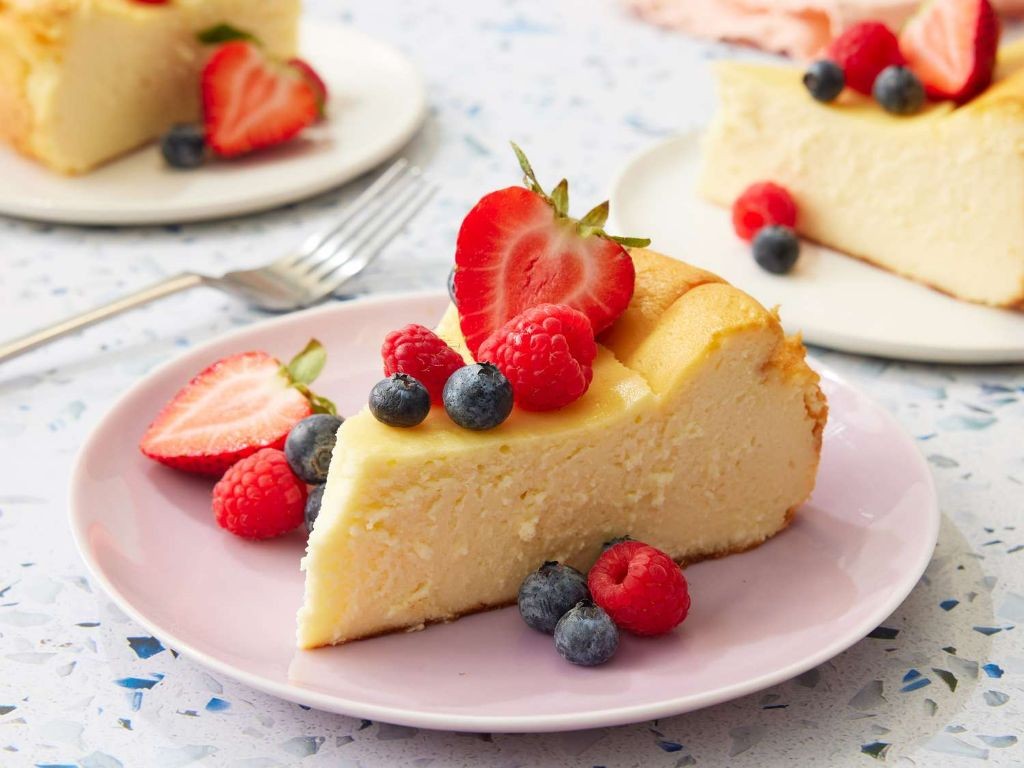 Cheesecake Stuffed Ricotta Cheesecake