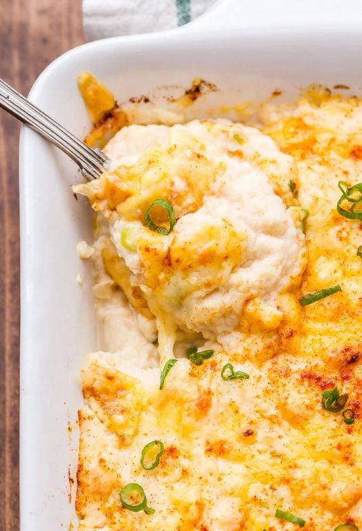 Cheesy Cauliflower Casserole