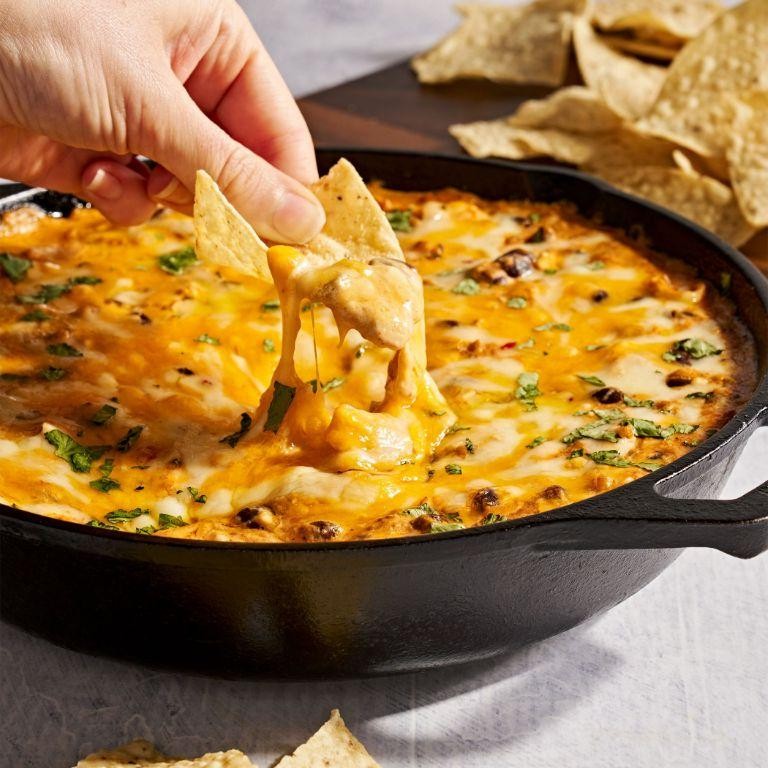 Cheesy Chicken Enchilada Dip