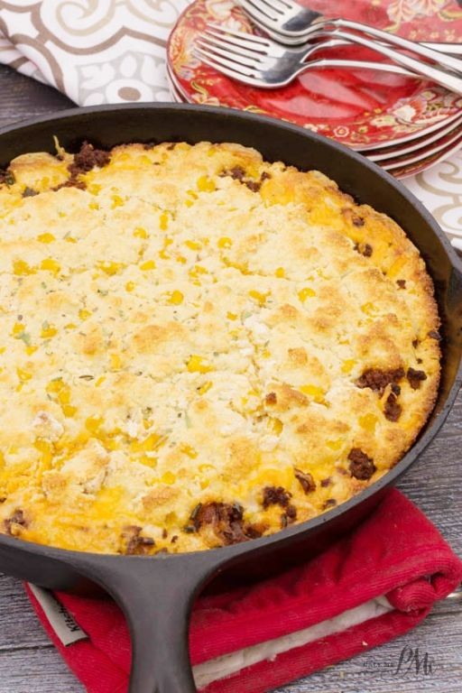 Cheesy Chorizo Mexican Cornbread