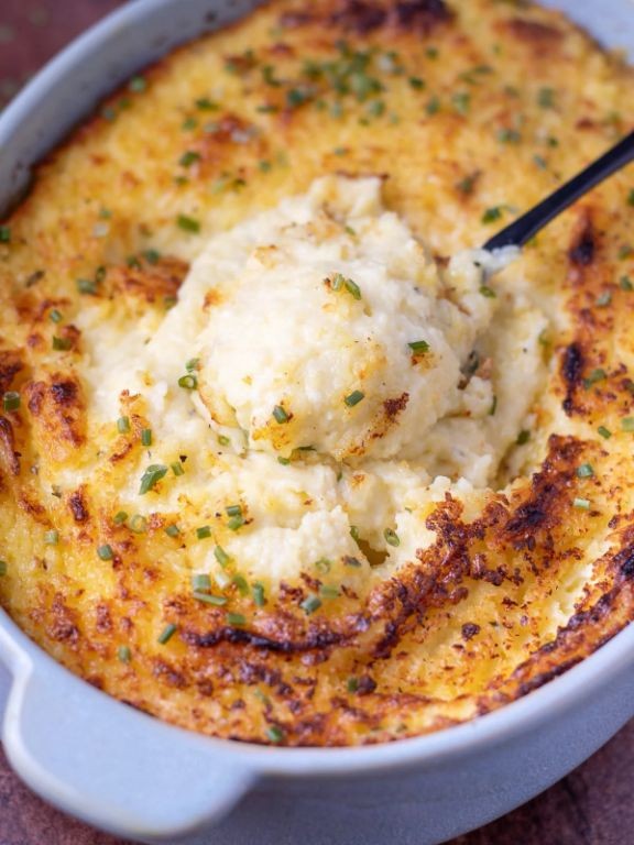 Cheesy Garlic Mashed Potatoes