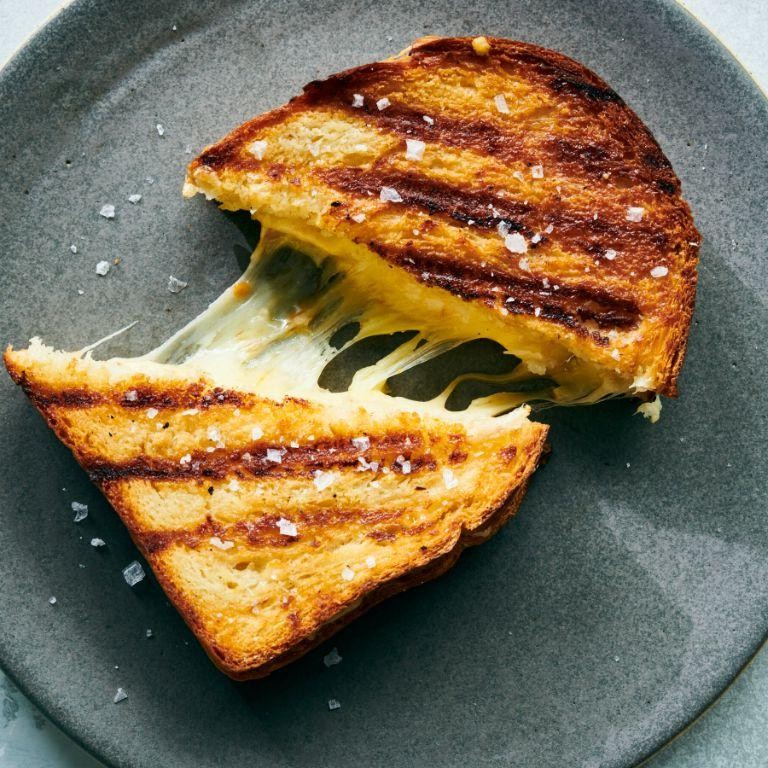 Cheesy Griddle Grilled Cheese