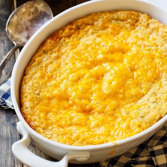 Cheesy Jalapeño Scalloped Corn Bake