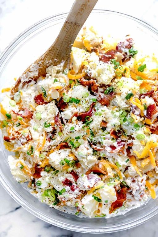 Cheesy Loaded Potato Salad