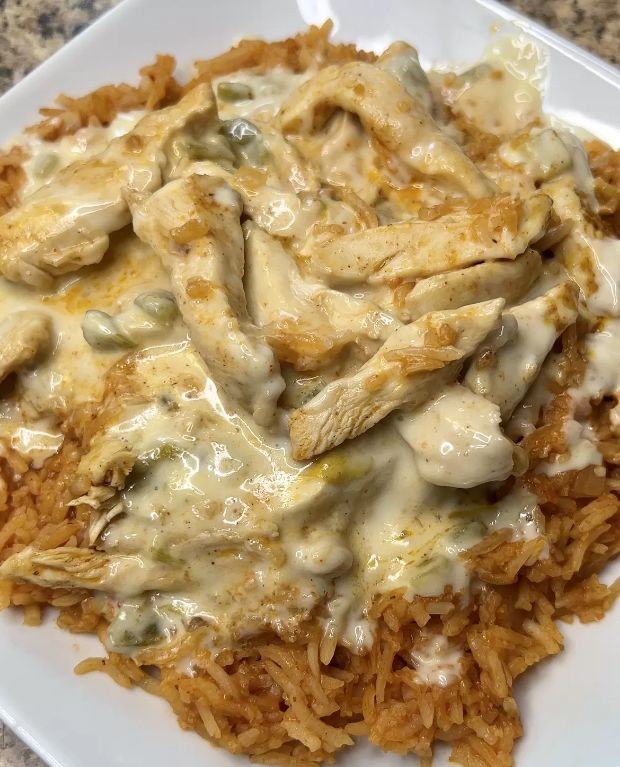 Cheesy Mexican Chicken and Rice Bake
