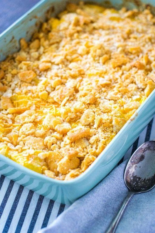 Cheesy Yellow Squash Casserole
