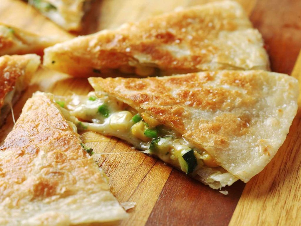 Cheesy Zucchini Quesadillas