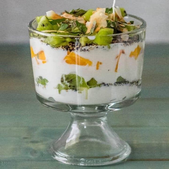Cherimoya and Yogurt Parfait