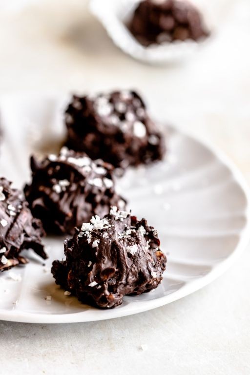 Cherry Almond Dark Chocolate Truffles