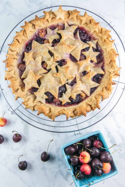 Cherry Almond Summer Pie