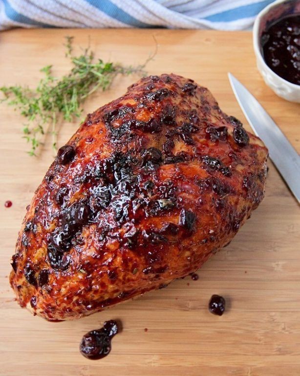 Cherry Cola Glaze Injected Fried Turkey