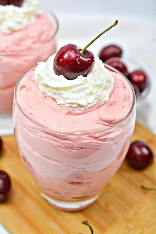 Cherry Jello Cheesecake Mousse