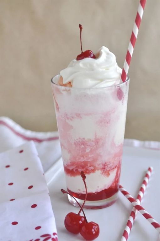 Cherry Monin Soda Float