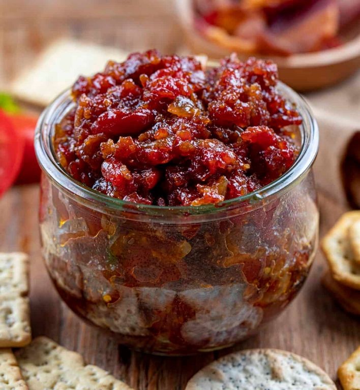 Cherry Tomato and Bacon Jam