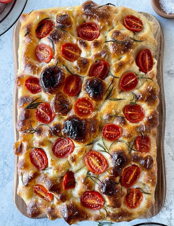 Cherry Tomato and Herb Focaccia