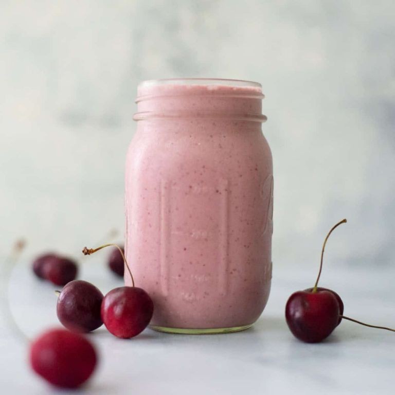 Cherry Vanilla Pea Protein Smoothie