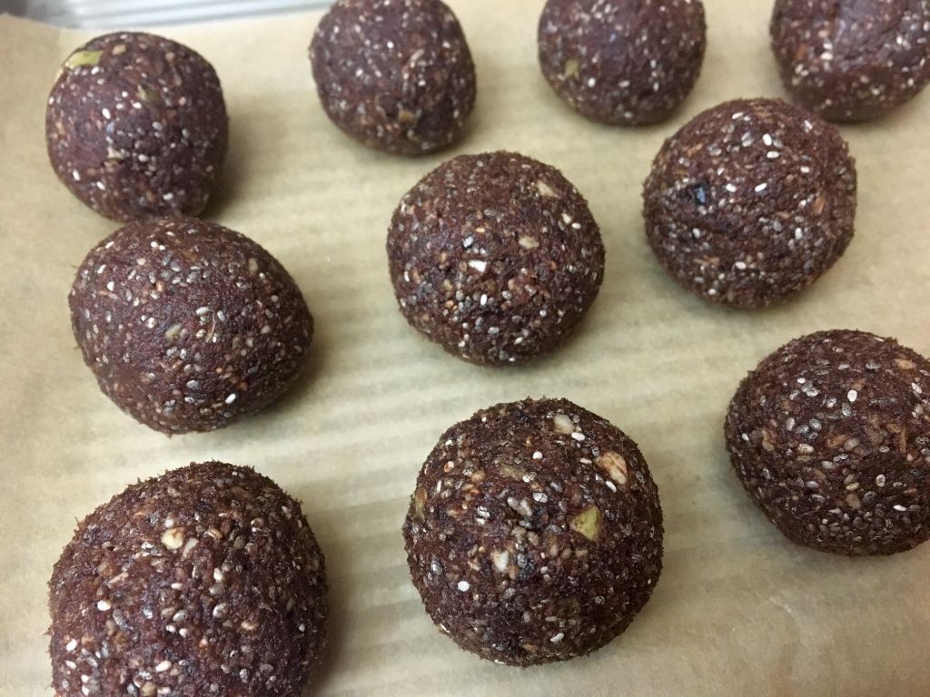 Chia Seed Energy Bites with Dates