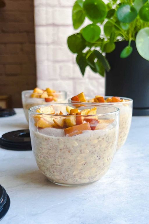 Chia Seed Overnight Oats with Cinnamon