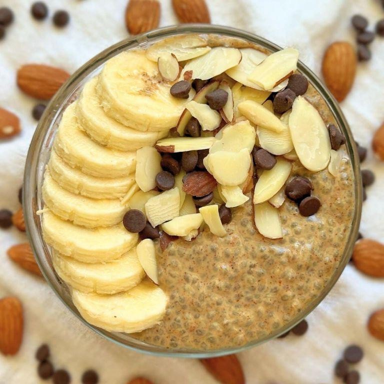 Chia Seed Pudding with Almond Butter