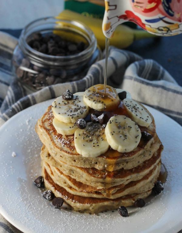 Chia Seed and Banana Pancakes