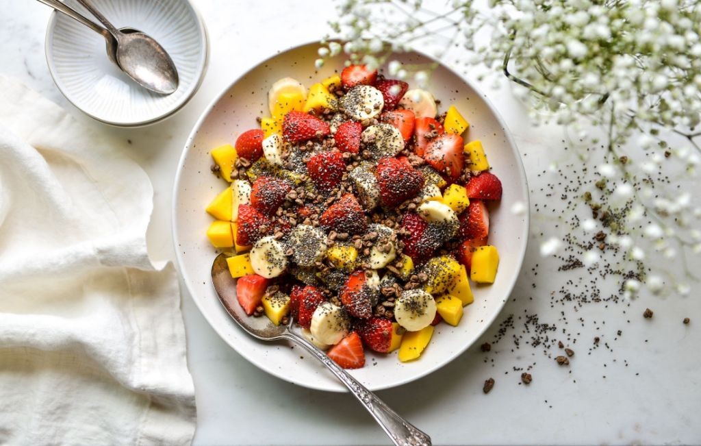 Chia Seed and Fruit Breakfast Salad