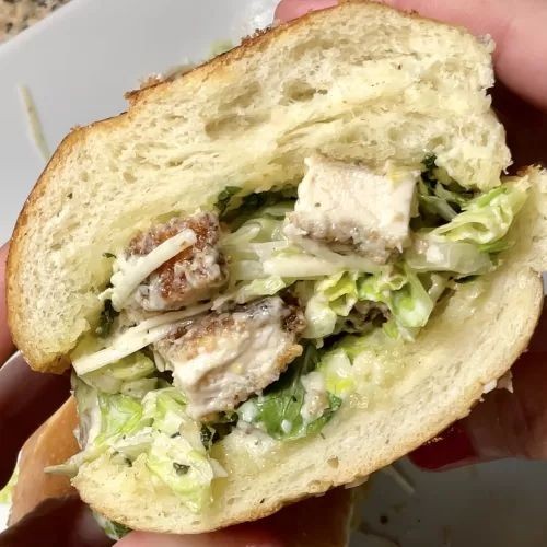 Chicken Caesar Submarine Sandwich