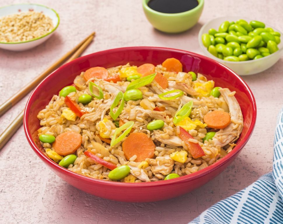 Chicken Fried Rice with Minute Rice