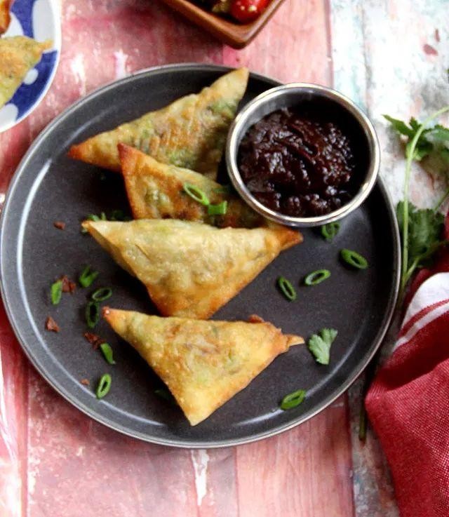 Chicken Keema Samosas