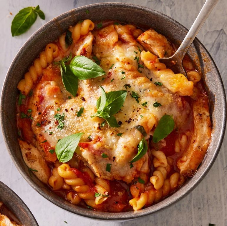 Chicken Parmesan Pasta Soup