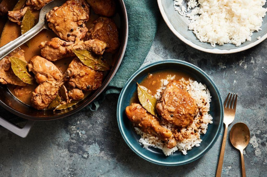 Chicken Thighs Adobo with Coconut Milk